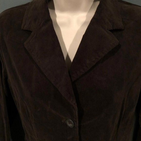 BGN&CO Brown Corduroy Embroidered Jacket - Size 7 - Picture 2 of 8